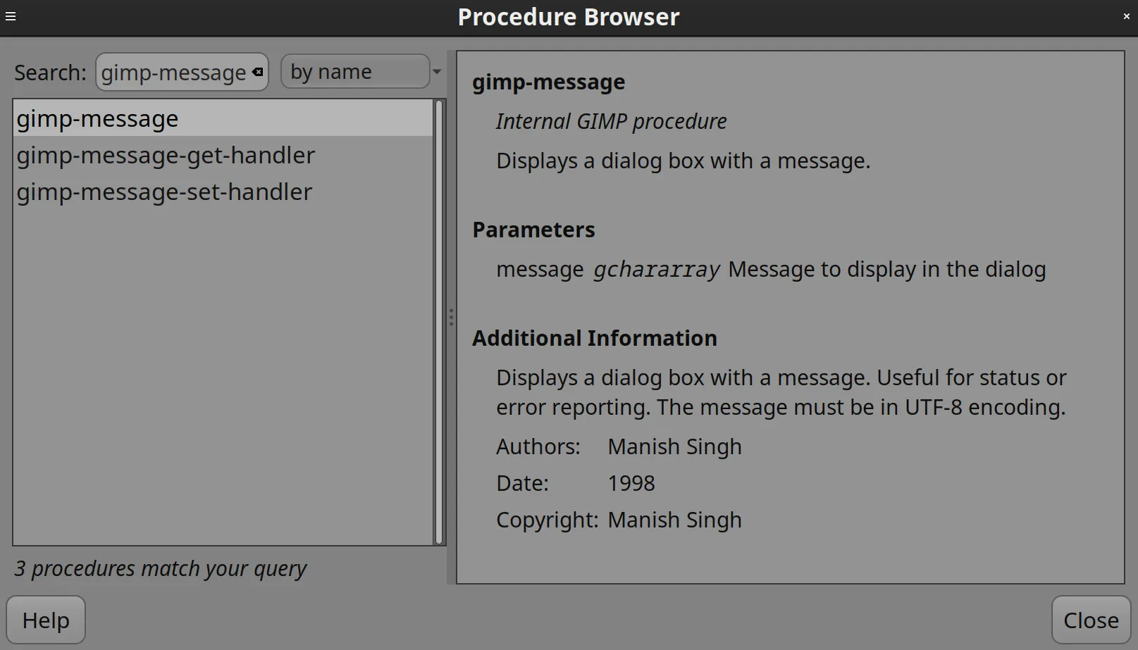 procedure-browser